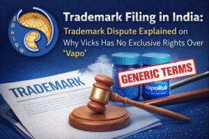 Trademark Filing in India: Trademark Dispute Explained on Why Vicks Has No Exclusive Rights Over ‘Vapo’.